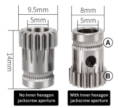 Dual Drive Getriebe Gehärtetem Stahl Upgrade Getriebe Extruder Kit Für BMG