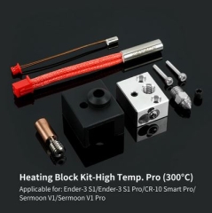 CREALITY High Temperatur Pro Heizungs Block Kit Angepasst Für Ender-3 S1 CR-10 Smart Pro Drucker Mit Sprite Extruder