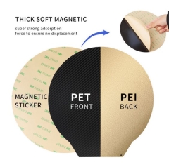 Flexible Magnetische Doppelt Pulverbeschichtete PEI/PET Platte Rund