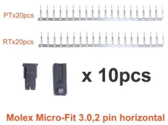 Molex 3.0mm 43025 Männlicher Stecker + 43020 Weiblicher Stecker