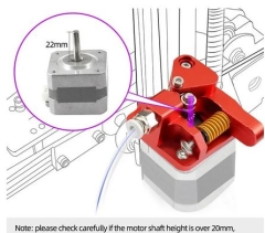 Upgrade Extruder Getriebe mit Dual Connector